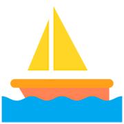 Emoji ⛵ Barca A Vela su Microsoft Windows 11 22H2.