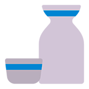 🍶 Emoji Sake-Flasche und -tasse Microsoft Windows 11 22H2.