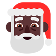 🎅🏿 Emoji Weihnachtsmann: dunkle Hautfarbe Microsoft Windows 11 22H2.
