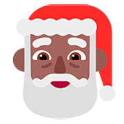 🎅🏾 Emoji Papá Noel: Tono De Piel Oscuro Medio en Microsoft Windows 11 22H2.
