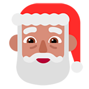 🎅🏽 Emoji Papai Noel: Pele Morena na Microsoft Windows 11 22H2.