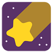🌠 Emoji Estrella Fugaz en Microsoft Windows 11 22H2.