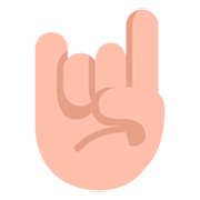 🤘🏼 Emoji Saudação Do Rock: Pele Morena Clara na Microsoft Windows 11 22H2.
