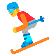 ⛷️ Emoji Esquiador na Microsoft Windows 11 22H2.