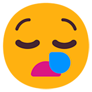 😪 Emoji Rosto Sonolento na Microsoft Windows 11 22H2.
