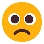 🙁 Emoji Rosto Meio Triste na Microsoft Windows 11 22H2.