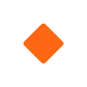 🔸 Emoji Rombo Naranja Pequeño en Microsoft Windows 11 22H2.