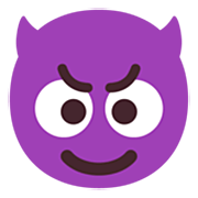 😈 Emoji Rosto Sorridente Com Chifres na Microsoft Windows 11 22H2.