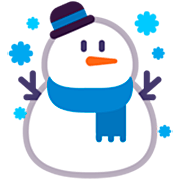 ☃️ Emoji Muñeco De Nieve Con Nieve en Microsoft Windows 11 22H2.