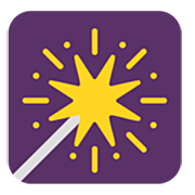 Emoji 🎇 Stella Filante su Microsoft Windows 11 22H2.