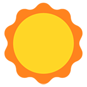 ☀️ Emoji Sol en Microsoft Windows 11 22H2.