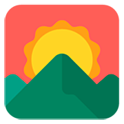 Emoji 🌄 Alba Sulle Montagne su Microsoft Windows 11 22H2.