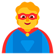 Emoji 🦸 Supereroe su Microsoft Windows 11 22H2.