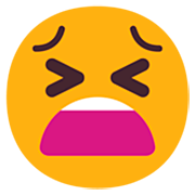 😫 Emoji müdes Gesicht Microsoft Windows 11 22H2.