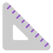 📐 Emoji dreieckiges Lineal Microsoft Windows 11 22H2.