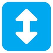 Emoji ↕️ Freccia Su-giù su Microsoft Windows 11 22H2.