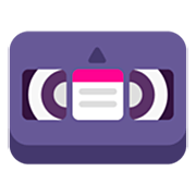 Emoji 📼 Videocassetta su Microsoft Windows 11 22H2.
