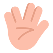 🖖🏼 Emoji vulkanischer Gruß: mittelhelle Hautfarbe Microsoft Windows 11 22H2.
