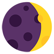 Emoji 🌒 Luna Crescente su Microsoft Windows 11 22H2.