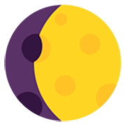 Emoji 🌔 Gibbosa Crescente su Microsoft Windows 11 22H2.