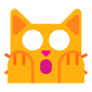 Emoji 🙀 Gatto Esterrefatto su Microsoft Windows 11 22H2.