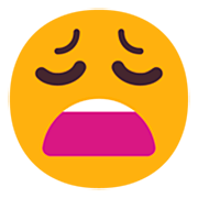 😩 Emoji Cara Agotada en Microsoft Windows 11 22H2.