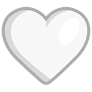 🤍 Emoji Coração Branco na Microsoft Windows 11 22H2.