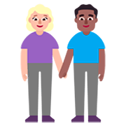 👩🏼‍🤝‍👨🏾 Emoji Mann und Frau halten Hände: mittelhelle Hautfarbe, mitteldunkle Hautfarbe Microsoft Windows 11 22H2.