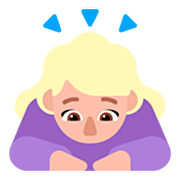 🙇🏼‍♀️ Emoji Mujer Haciendo Una Reverencia: Tono De Piel Claro Medio en Microsoft Windows 11 22H2.