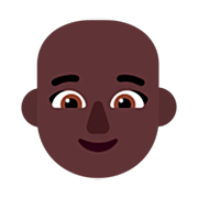 👩🏿‍🦲 Emoji Mulher: Pele Escura E Careca na Microsoft Windows 11 22H2.