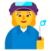 👩‍🏭 Emoji Fabrikarbeiterin Microsoft Windows 11 22H2.