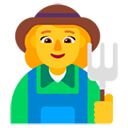 👩‍🌾 Emoji Agricultora en Microsoft Windows 11 22H2.