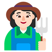 👩🏻‍🌾 Emoji Agricultora: Tono De Piel Claro en Microsoft Windows 11 22H2.