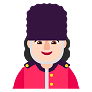 💂🏻‍♀️ Emoji Guardia Mujer: Tono De Piel Claro en Microsoft Windows 11 22H2.
