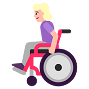 👩🏼‍🦽 Emoji Mulher Em Cadeira De Rodas Manual: Pele Morena Clara na Microsoft Windows 11 22H2.