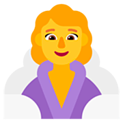 🧖‍♀️ Emoji Mujer En Una Sauna en Microsoft Windows 11 22H2.