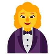 🤵‍♀️ Emoji Mujer en un esmoquin en Microsoft Windows 11 22H2.