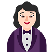 🤵🏻‍♀️ Emoji Mujer Con Esmoquin: Tono De Piel Claro en Microsoft Windows 11 22H2.