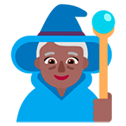 🧙🏾‍♀️ Emoji Magierin: mitteldunkle Hautfarbe Microsoft Windows 11 22H2.