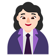 👩🏻‍💼 Emoji Oficinista Mujer: Tono De Piel Claro en Microsoft Windows 11 22H2.