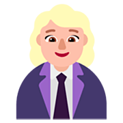 👩🏼‍💼 Emoji Oficinista Mujer: Tono De Piel Claro Medio en Microsoft Windows 11 22H2.