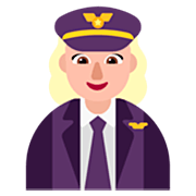 👩🏼‍✈️ Emoji Piloto De Avião Mulher: Pele Morena Clara na Microsoft Windows 11 22H2.