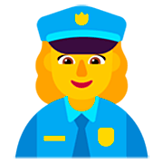 Emoji 👮‍♀️ Poliziotta su Microsoft Windows 11 22H2.
