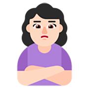 🙎🏻‍♀️ Emoji Mujer Haciendo Pucheros: Tono De Piel Claro en Microsoft Windows 11 22H2.