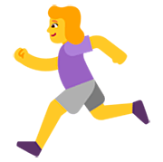 🏃‍♀️ Emoji Mujer Corriendo en Microsoft Windows 11 22H2.