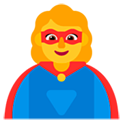 Emoji 🦸‍♀️ Supereroina su Microsoft Windows 11 22H2.