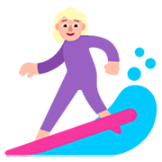 🏄🏼‍♀️ Emoji Mulher Surfista: Pele Morena Clara na Microsoft Windows 11 22H2.