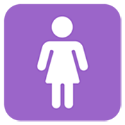 🚺 Emoji Señal De Aseo Para Mujeres en Microsoft Windows 11 22H2.