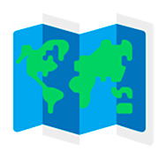 Emoji 🗺️ Mappa Mondiale su Microsoft Windows 11 22H2.