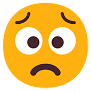 😟 Emoji Cara Preocupada en Microsoft Windows 11 22H2.